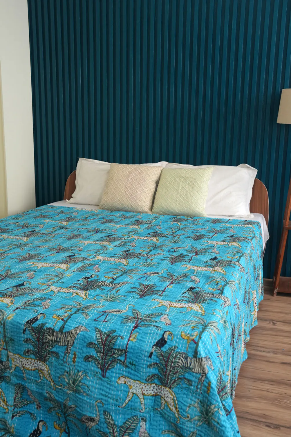 Safari Kantha Quilt