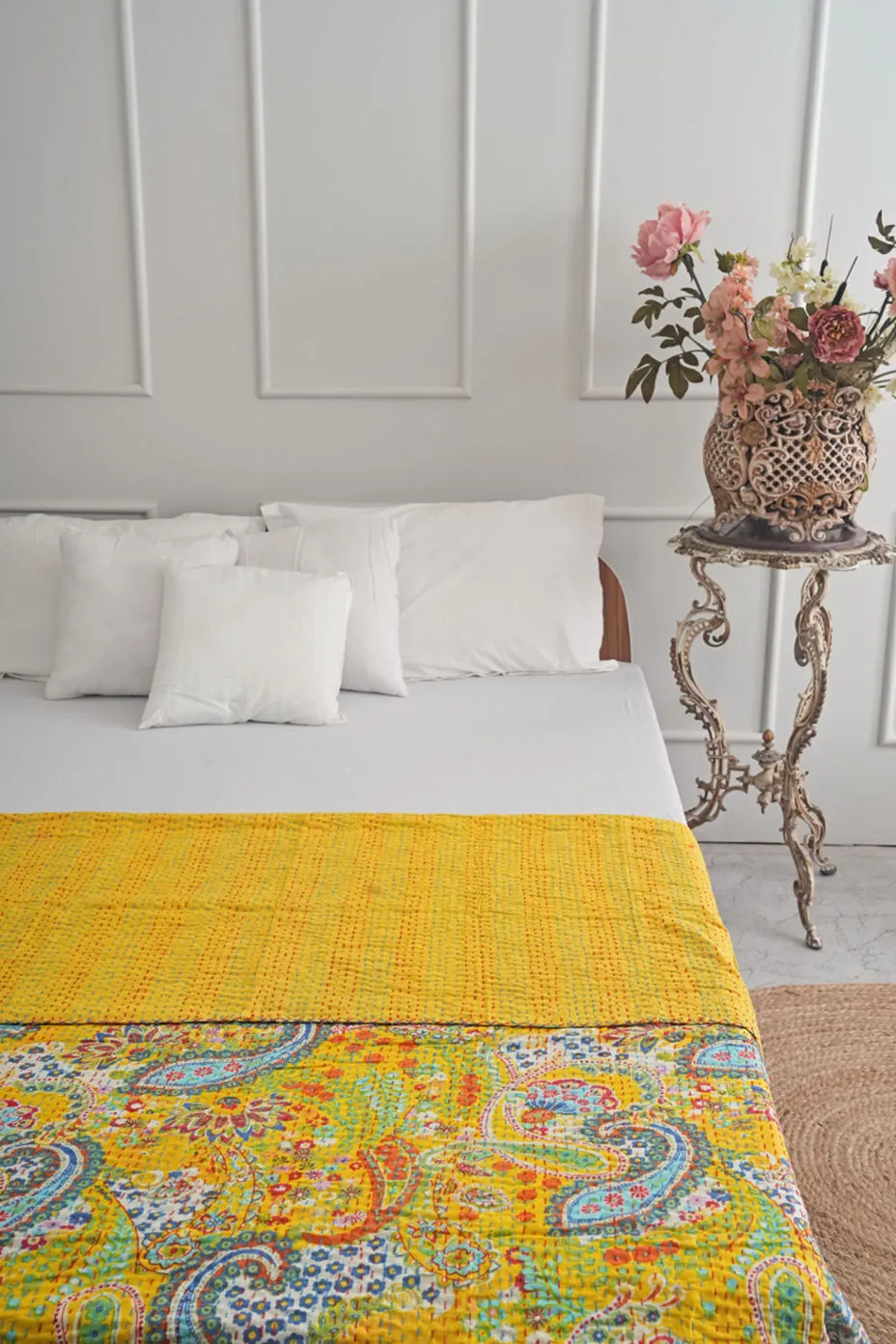 Paisley Kantha Quilt