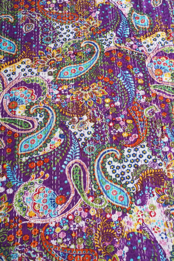 Paisley Kantha Quilt