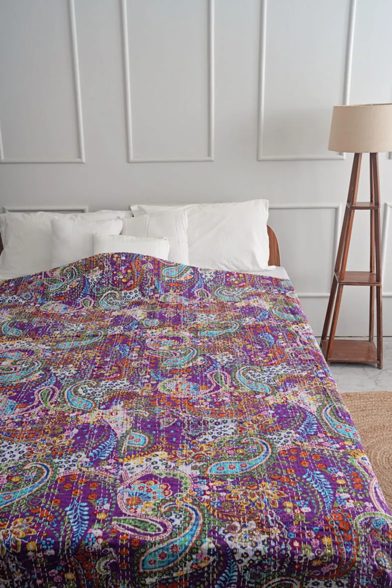 Paisley Kantha Quilt