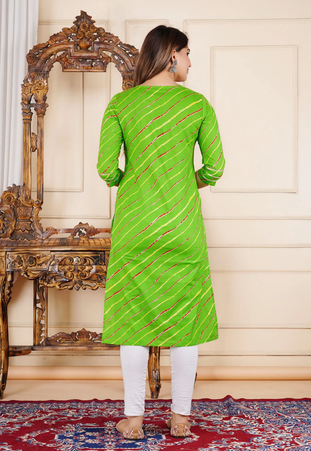 Green Kurta for Women