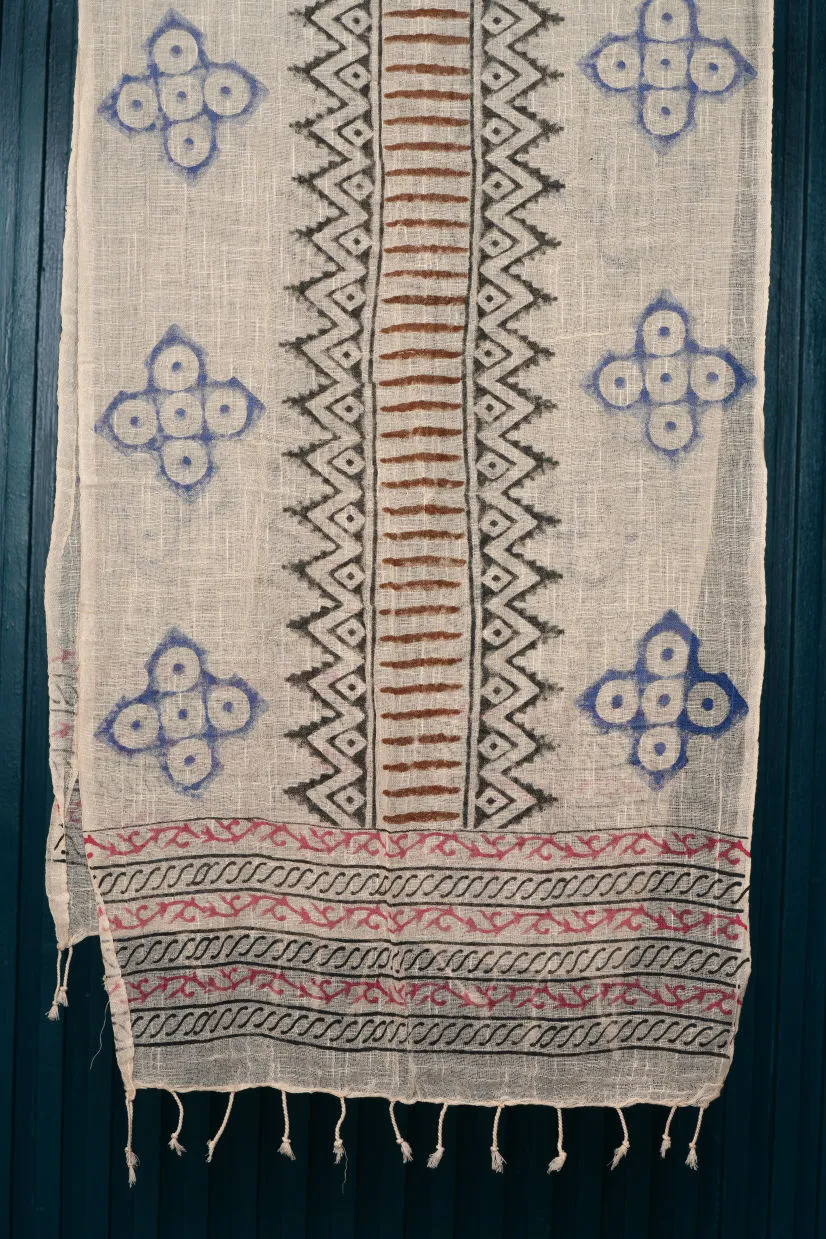 Cotton Printed Scarf - #3