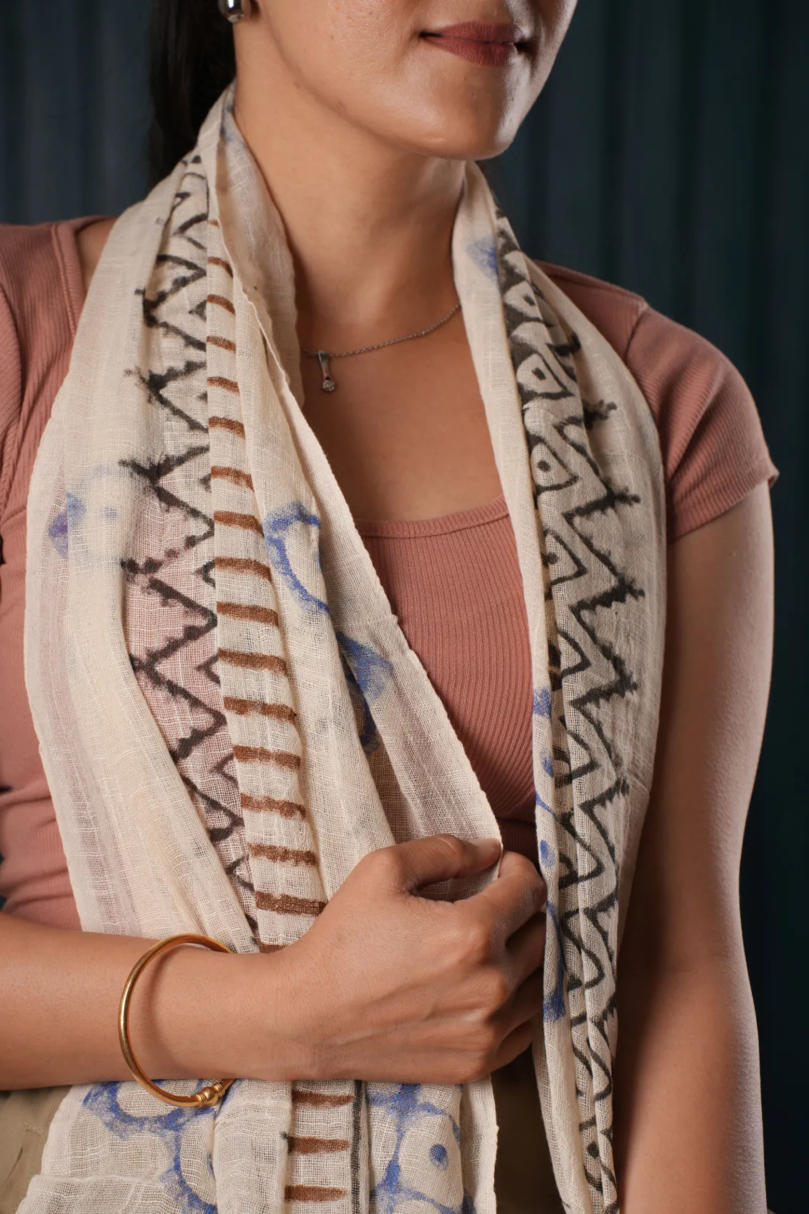 Cotton Printed Scarf - #3