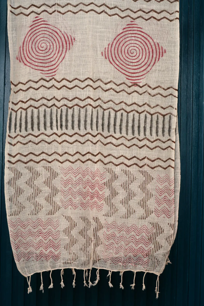 Cotton Printed Scarf - #8