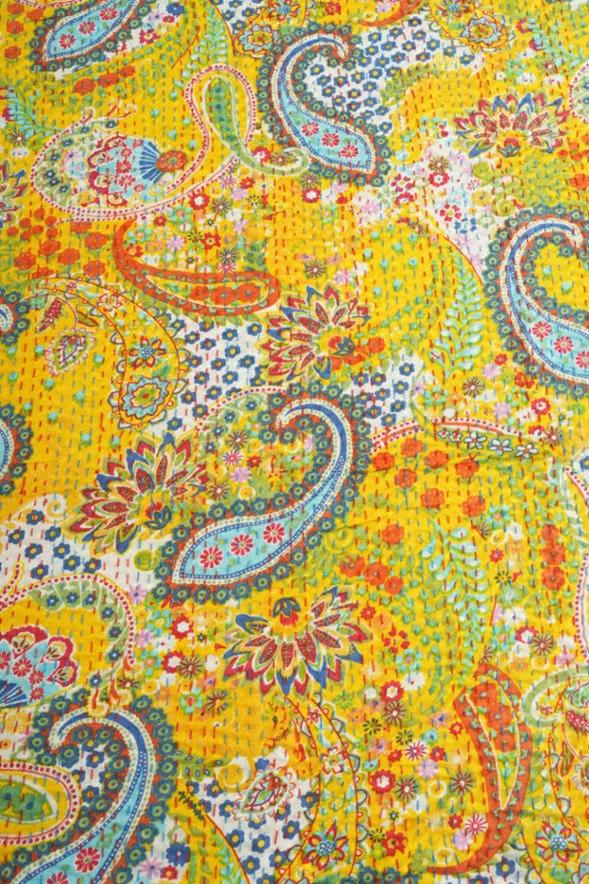 Paisley Kantha Quilt